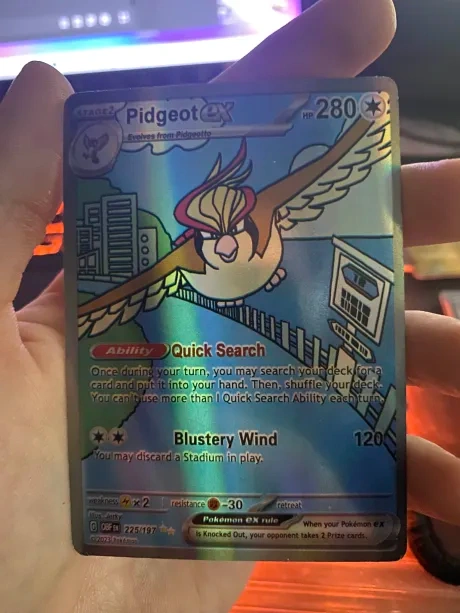 Pidgeot ex #225 Pokemon Obsidian Flames (FAKE)