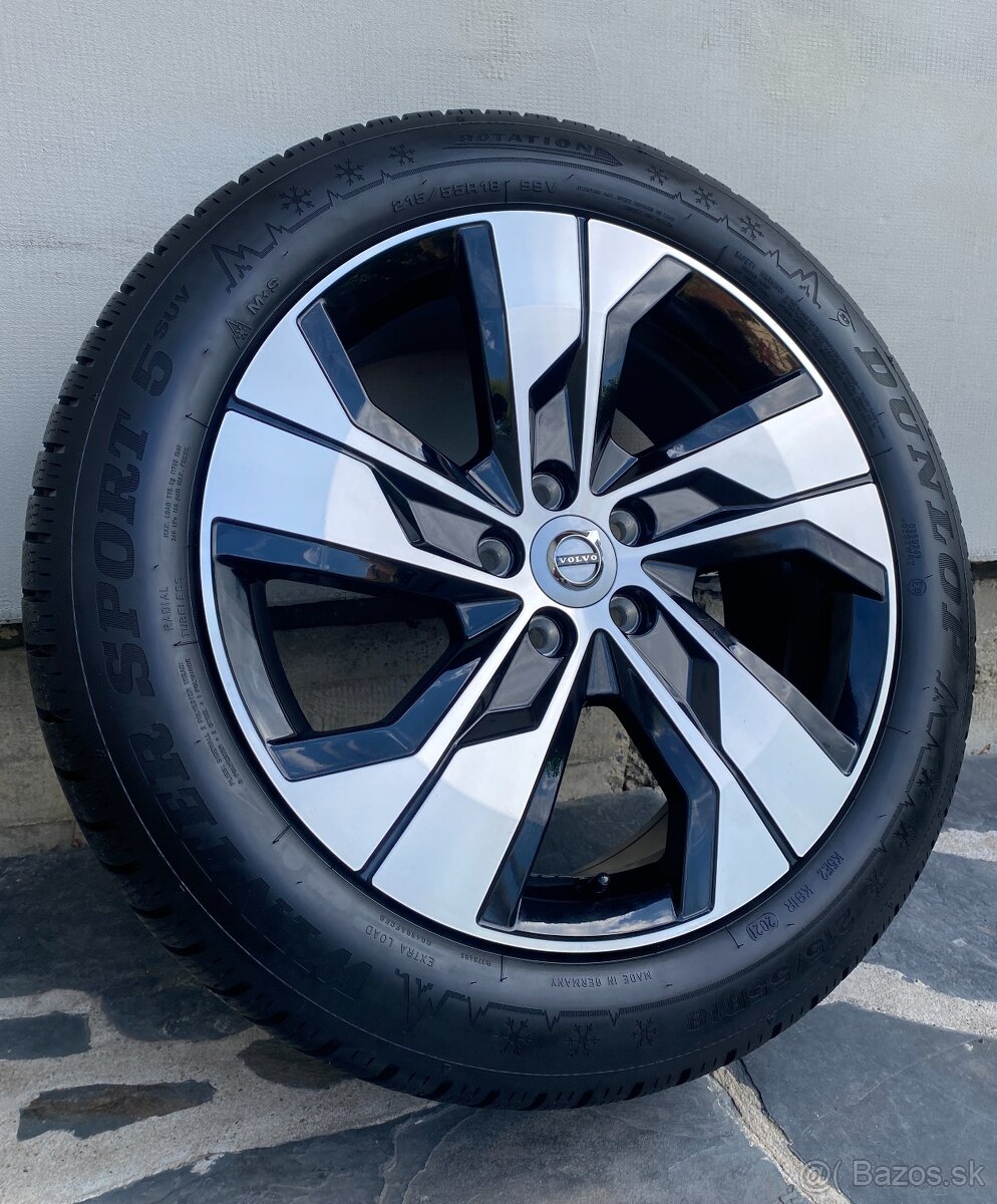 Originální Alu kola 5x108 Volvo V60CC 215/55/18 TOP STAV