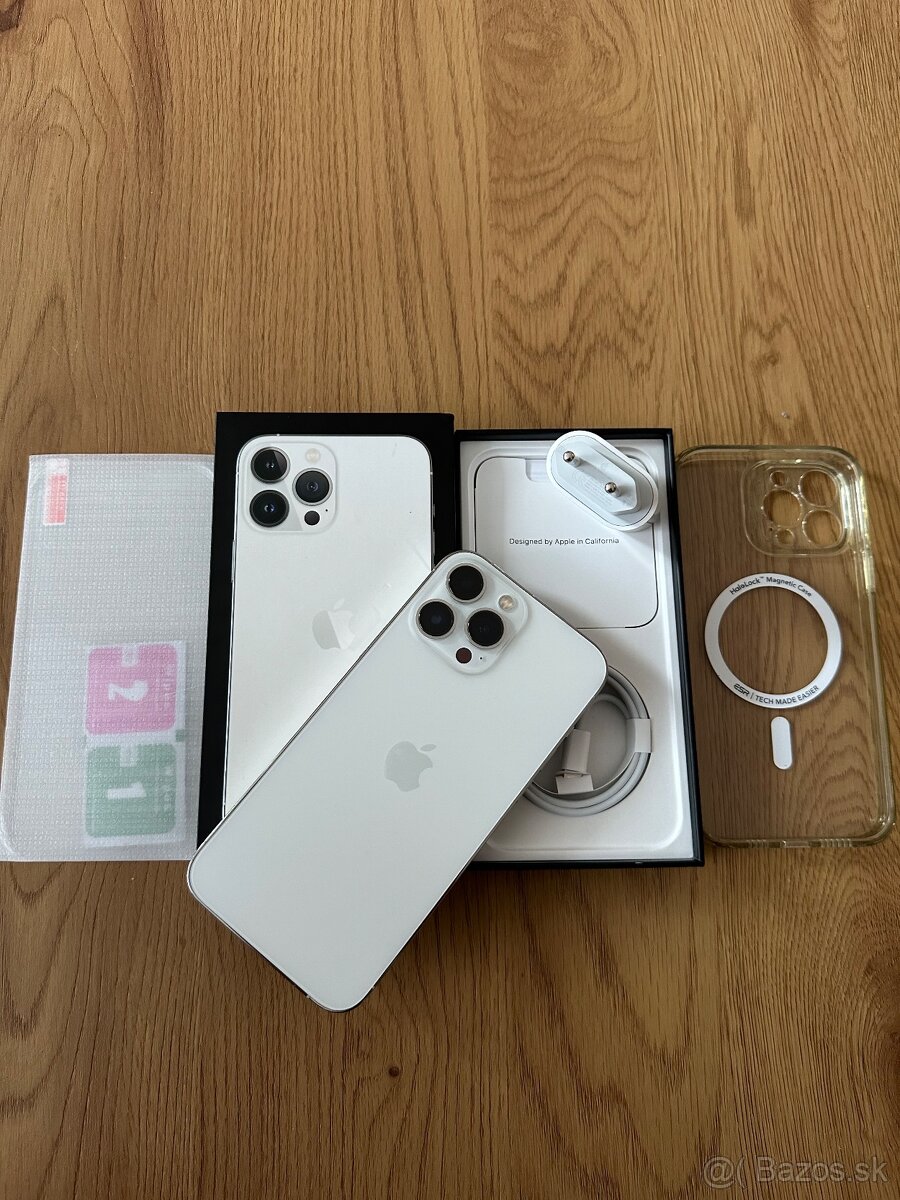 iPhone 13 Pro Max 128 gb Silver v záruke + príslušenstvo