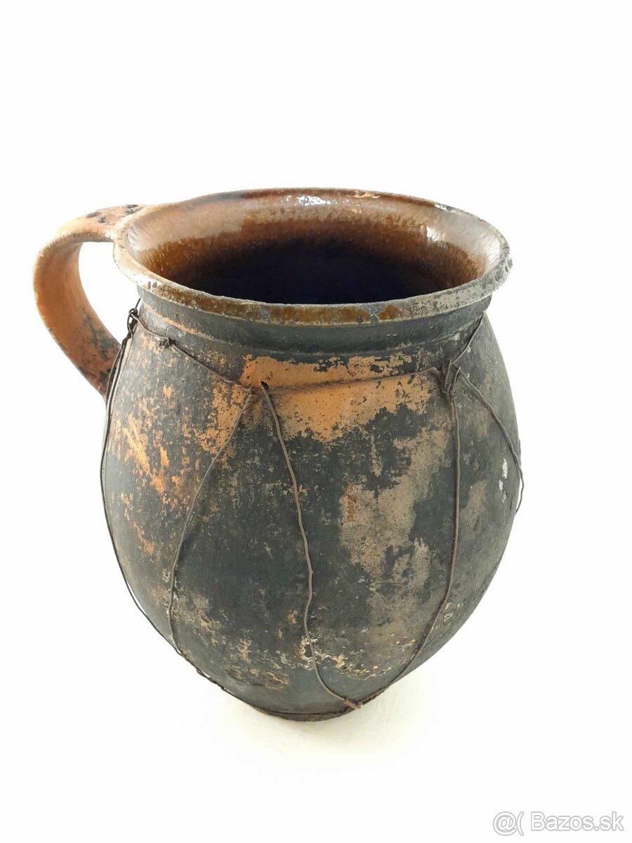 Veľký džbán - stará kameninová nádoba - Jug in Earthenware