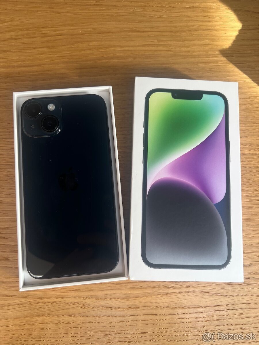 Predám iPhone 14 128GB, TOP stav, VOLNY, ZARUKA SK