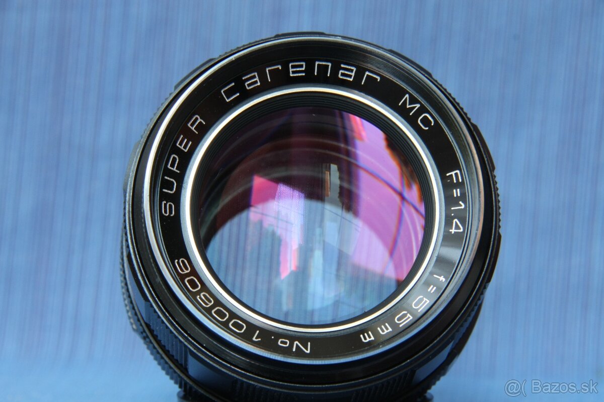 SUPER CARENAR 1.4/55 mm,Made in Japan, portrét"