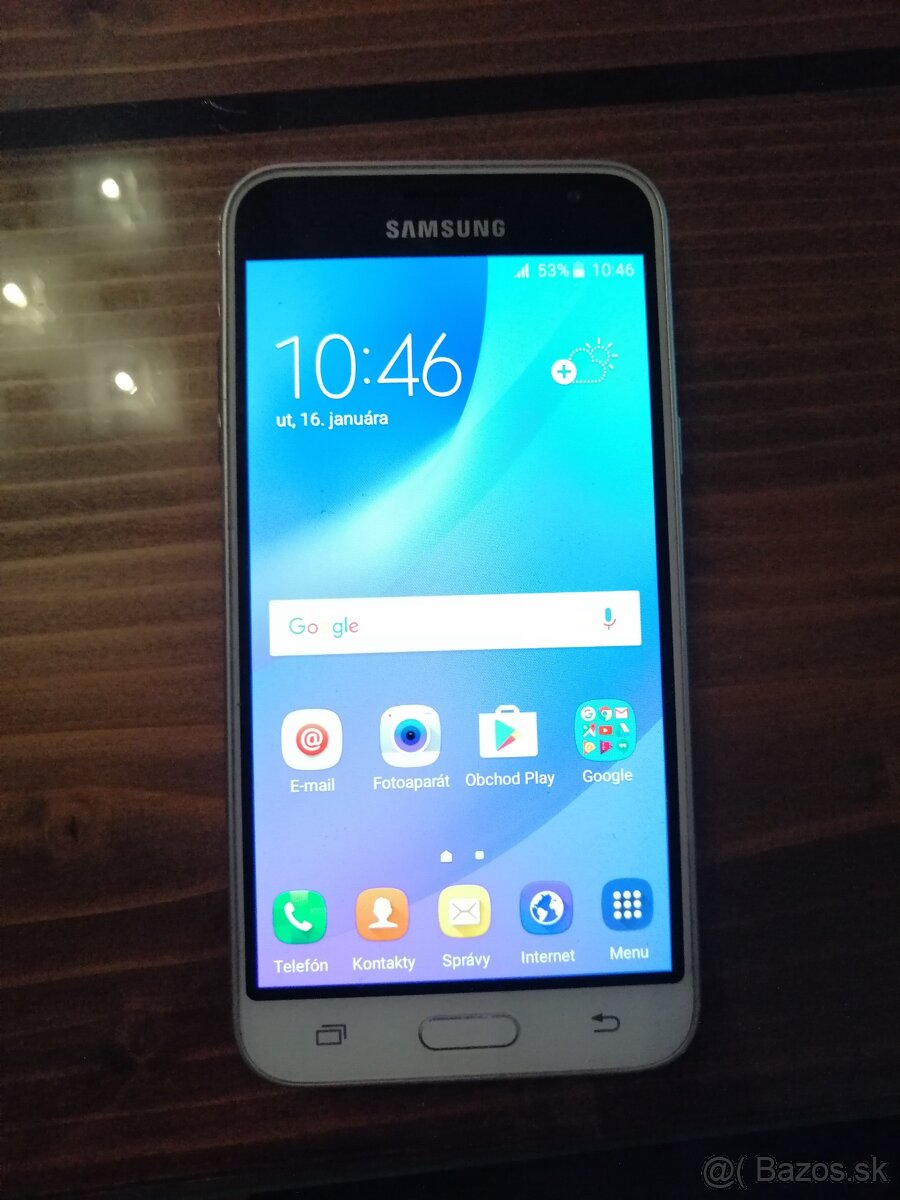 Samsung galaxy J3 2016 biely