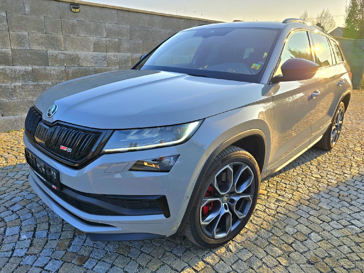 ✅️Škoda Kodiaq RS 2.0.TDI 4x4,176kw,Webasto,Pano,Ťažné✅️