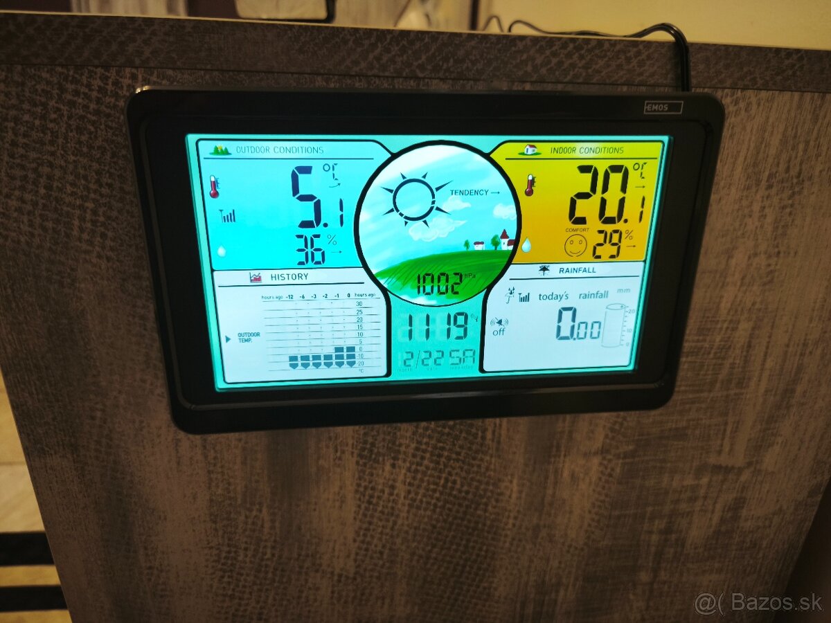 Predám zrážkomer meteostanicu EMOS