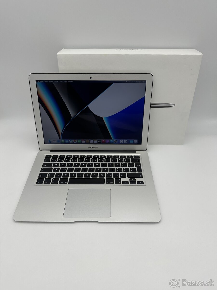 MacBook Air 13" 2015 Silver 8/128GB KOMPLET