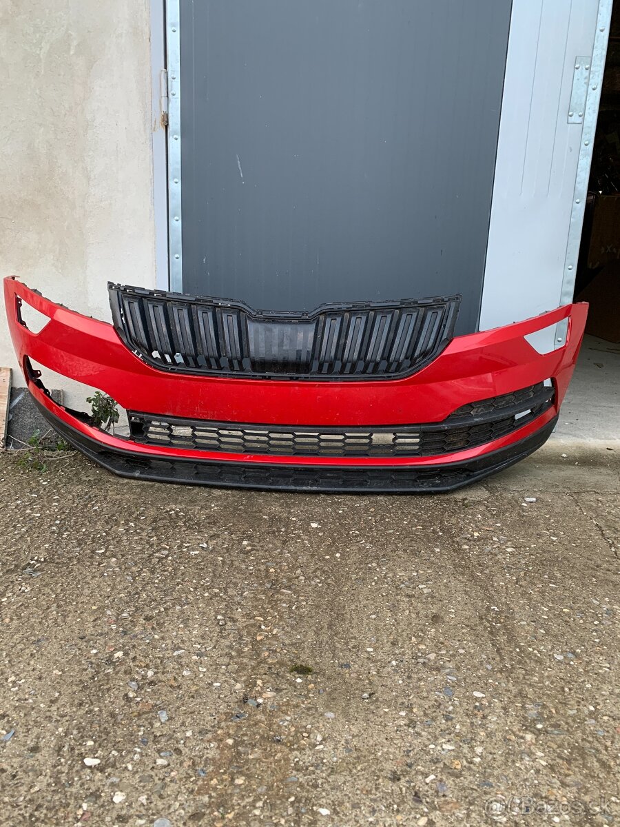 predni naraznik skoda karoq 17-22 maska spoiler