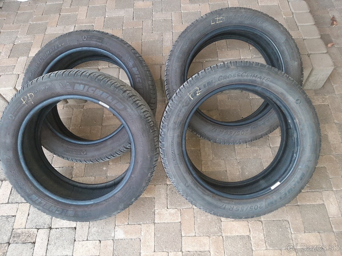 celoročné pneumatiky 205/55 R17