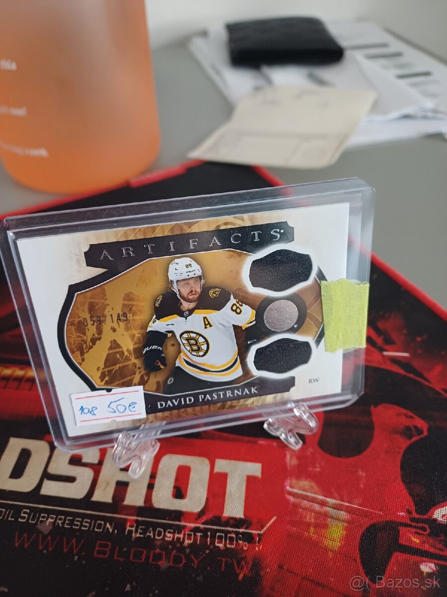 Hokejove karty / kartičky Pastrnak memo /149