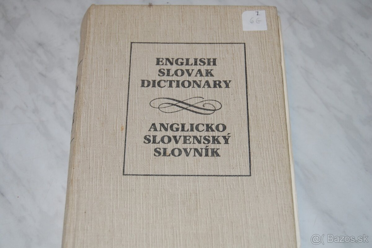 SLOVNÍK anglicko -slovenský , slovensko - anglický