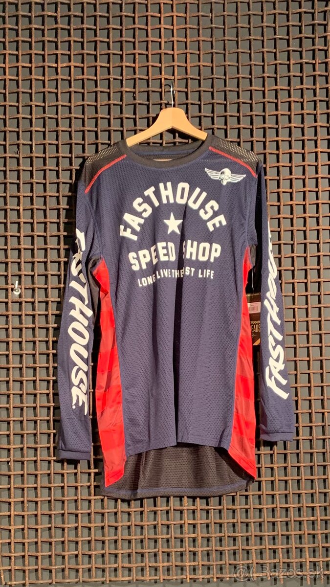 Dres Fasthouse, Originals Air Cooled Jersey - Navy/Black