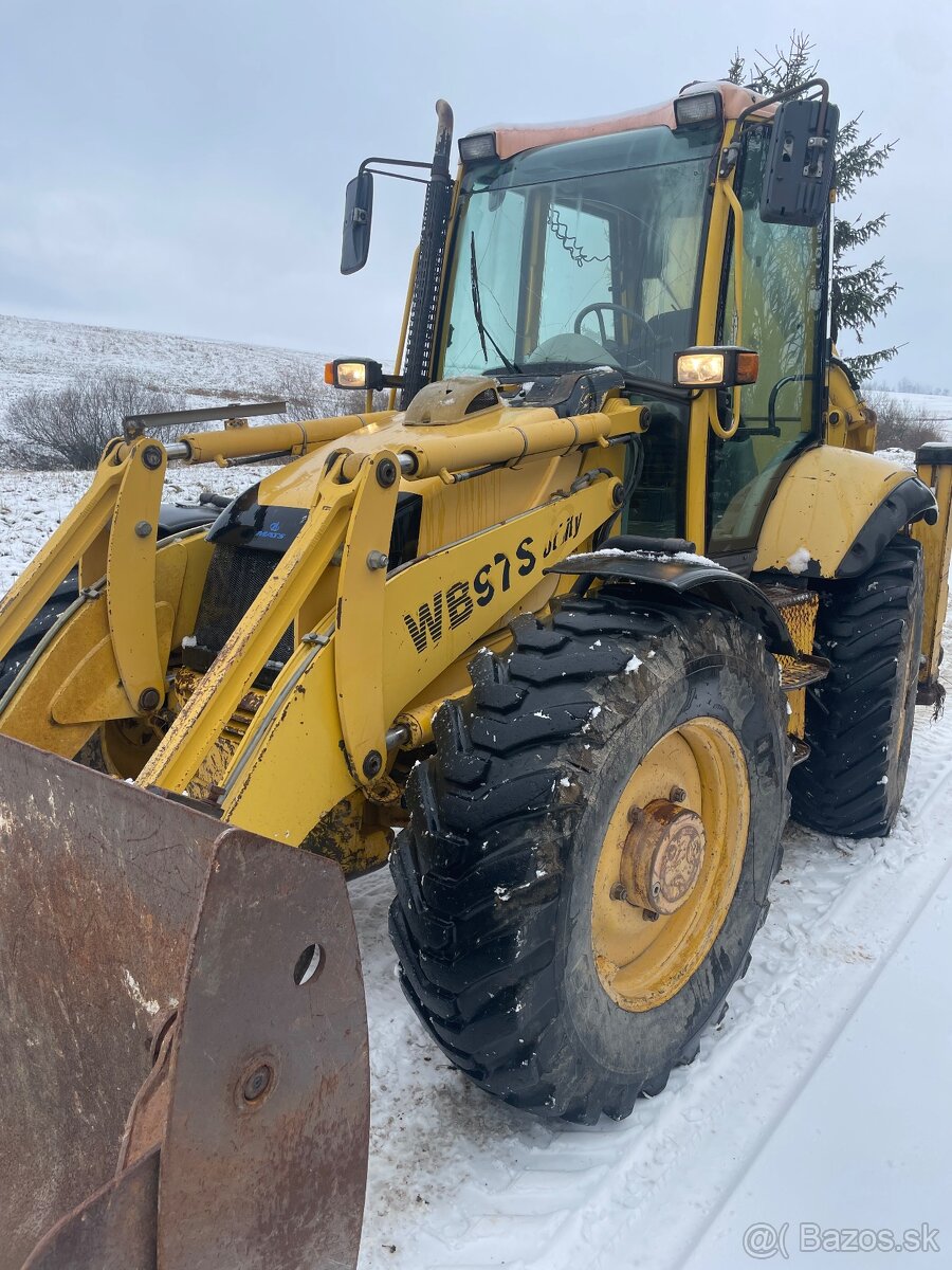 Predám traktorbáger Komatsu WB 97S s TP