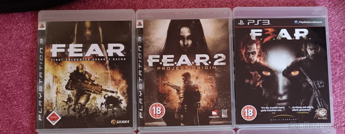 Ps3 hry-FEAR 1,2,3