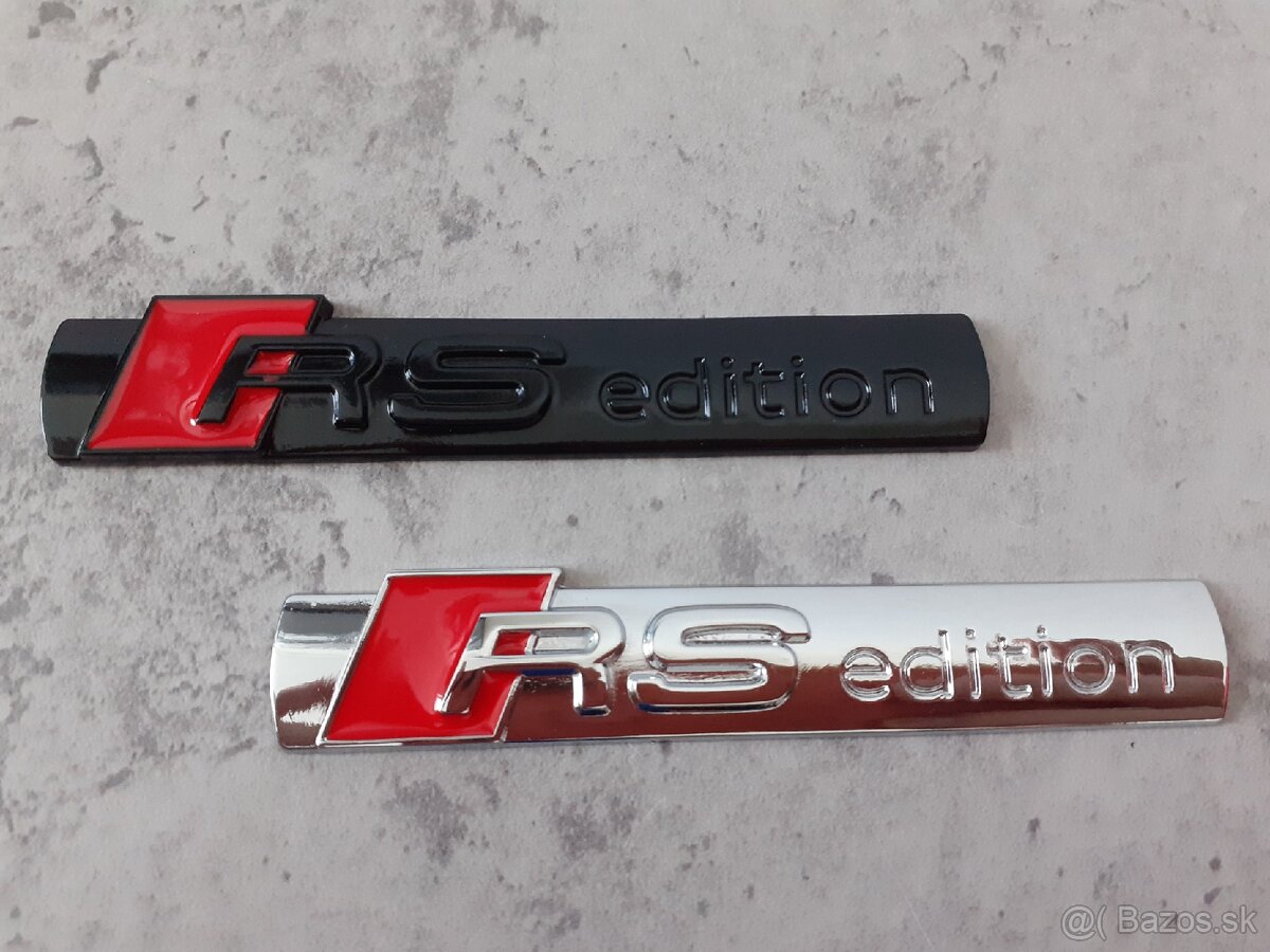 Audi RS edition emblem / znak