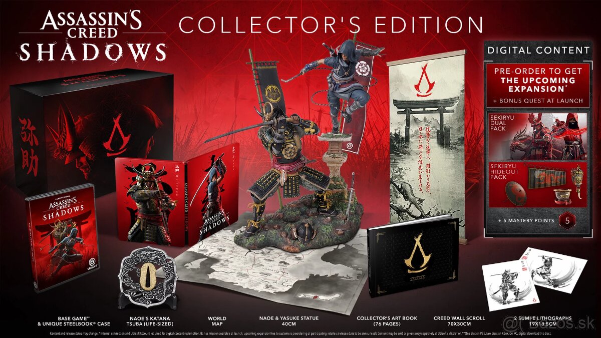 Assassin’s Creed Shadows Collector’s Edition (PS5) NOVÉ