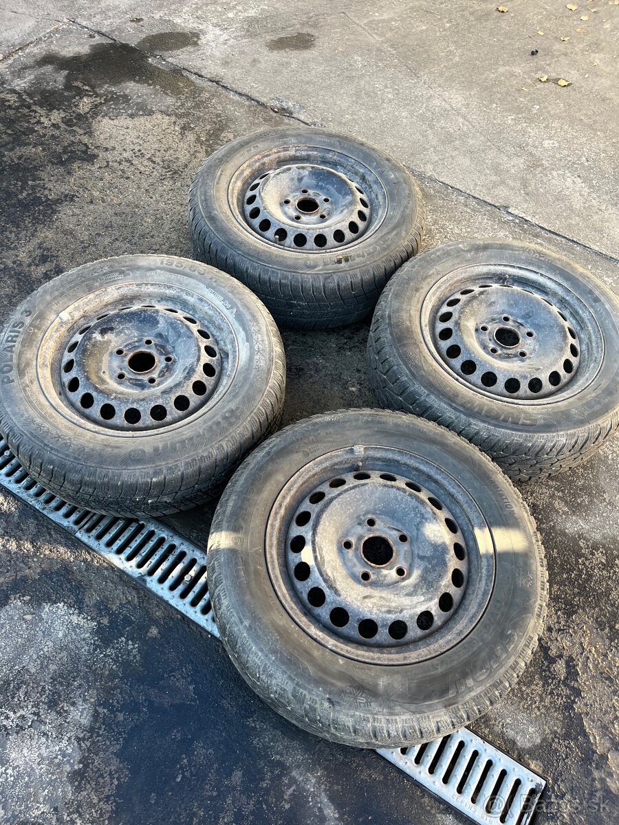 Predám zimnú sadu kolies 195/65R15     5x112