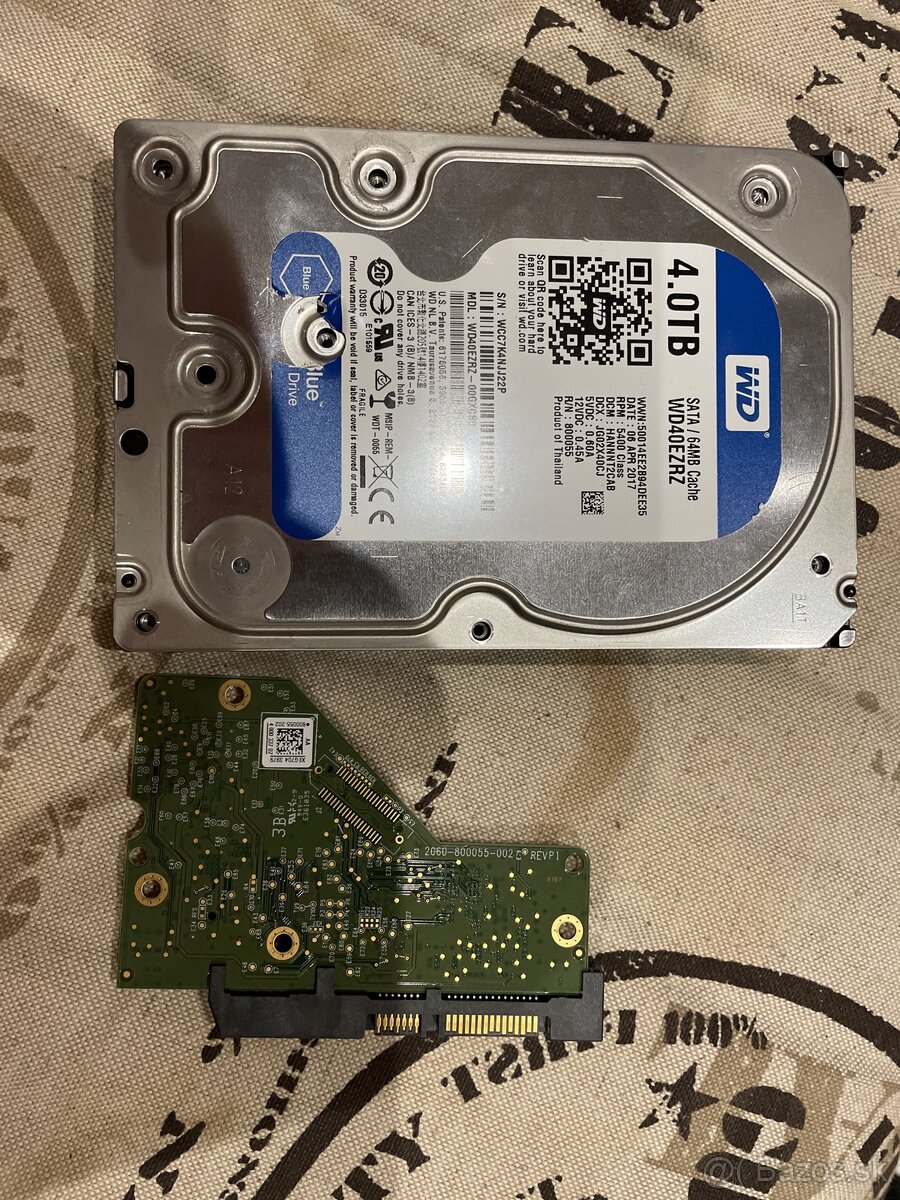 DPS elektronika na hdd WD40EZRZ