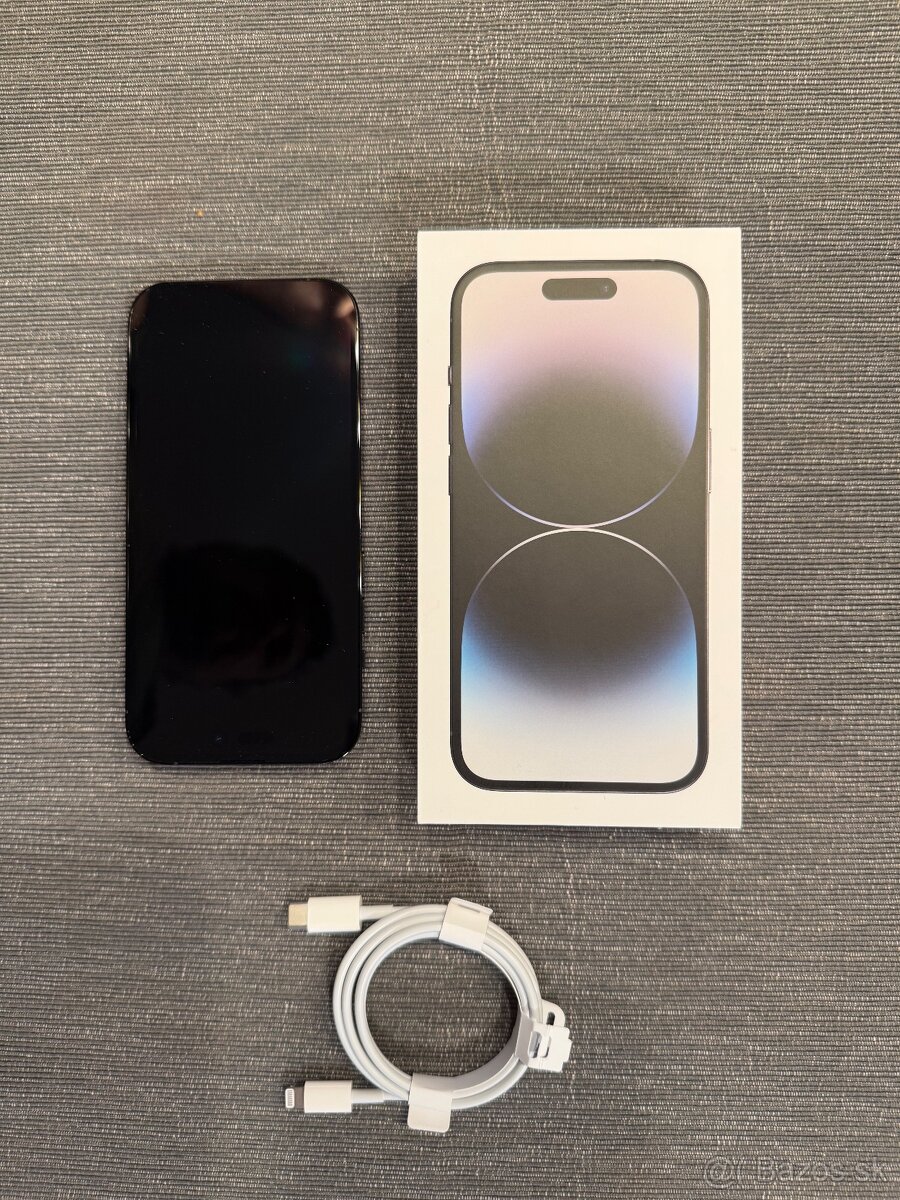 ÚPLNE NOVÝ IPHONE 14 PRO  256 GB   SPACE BLACK