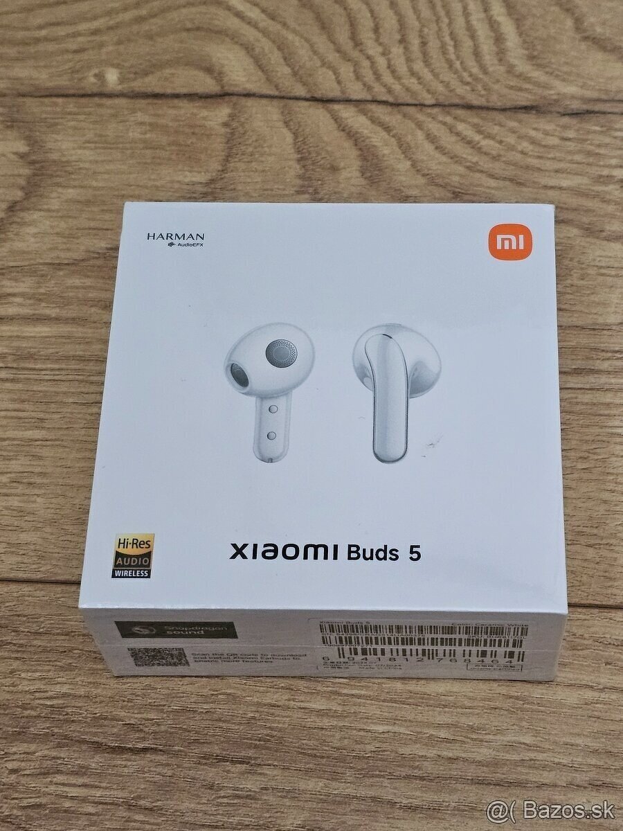 Xiaomi Buds 5 Ceramic White - NOVÉ