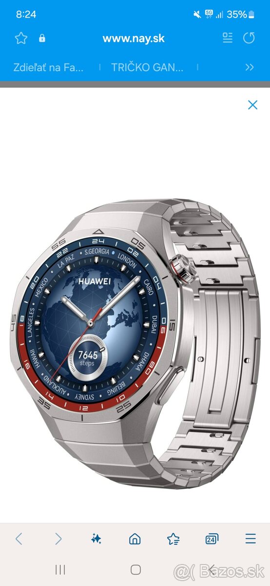 HUAWEI WATCH GT 5 PRO 46 MM TITÁNOVÉ