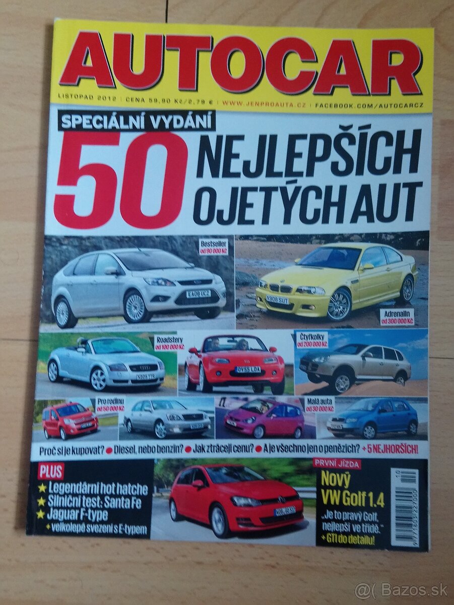 Český motoristický časopisy AUTOCAR Speciál ojetiny