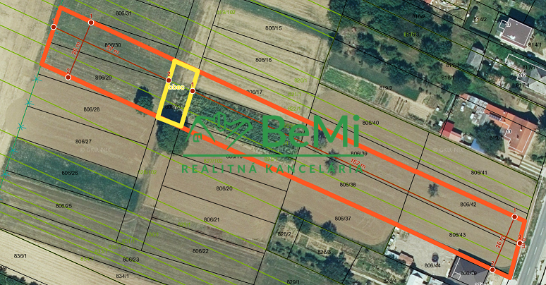 Exkluzívne - predaj - 5725m2 developerský stavebný pozemok v