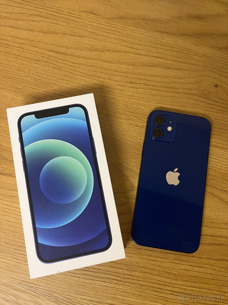 iPhone 12 128GB modrý, nepoškodený