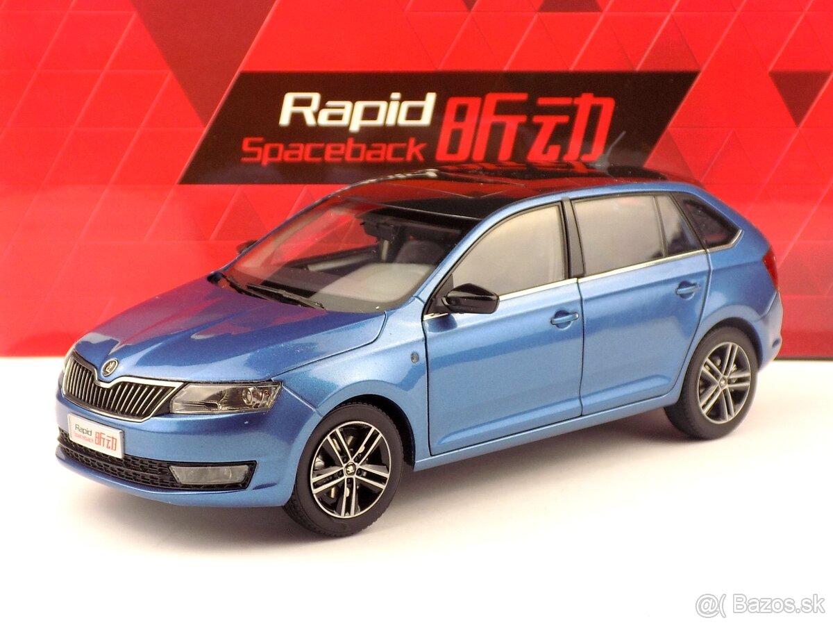 ŠKODA RAPID SPACEBACK 1:18 PAUDI