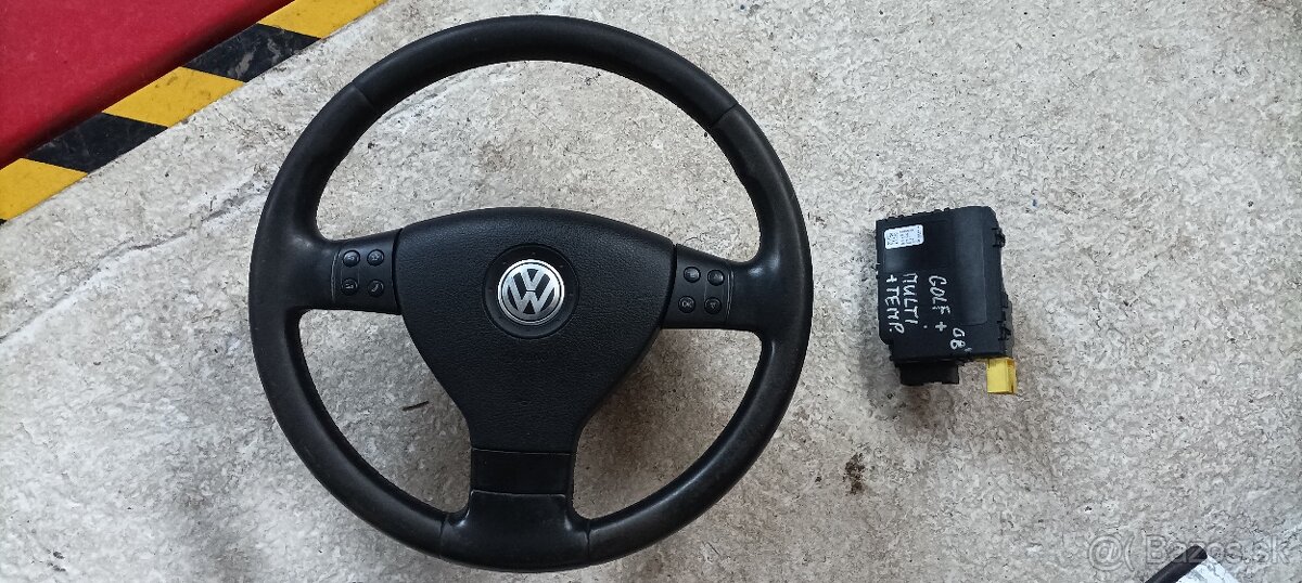 VW GOLF, TOURAN, PASSAT TROJRAMENNÝ KOŽENÝ VOLANT