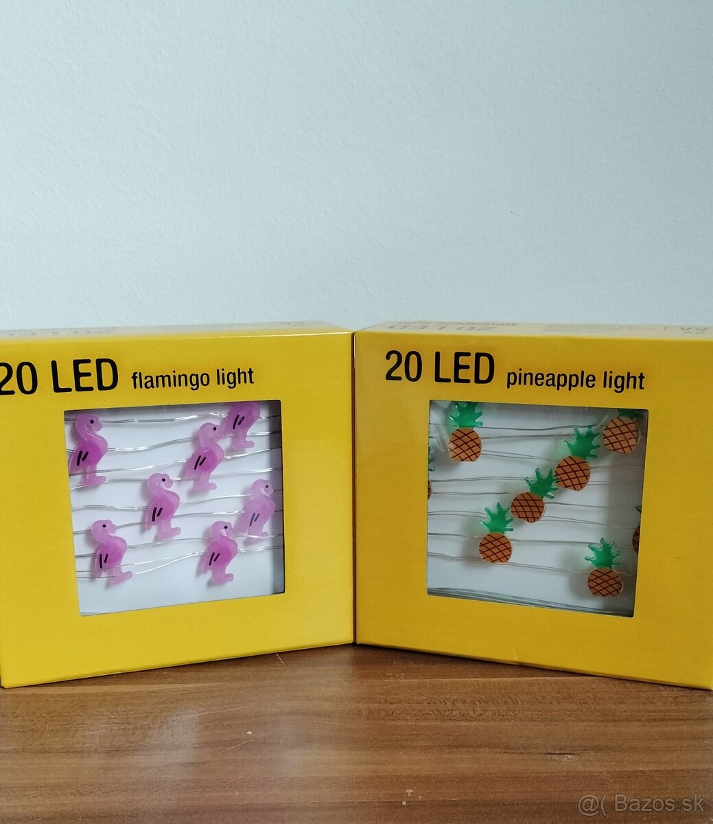 LED svietidlá na baterky ozdobné