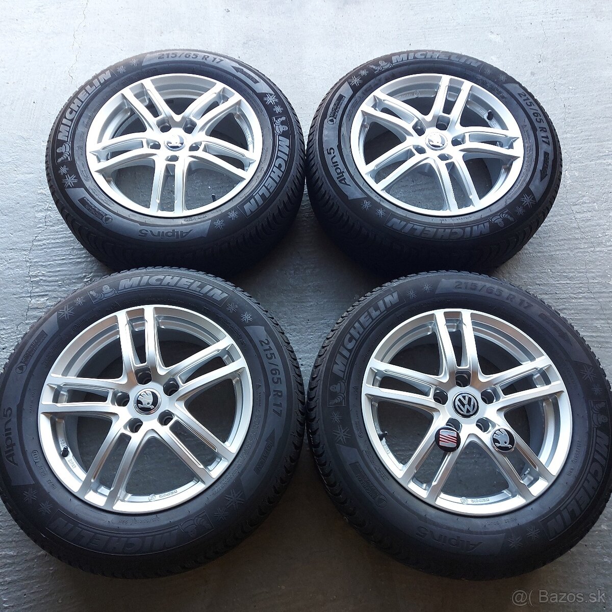 17"Elektróny Dezent 5x112 Škoda Volkswagen Seat 215/65 R17