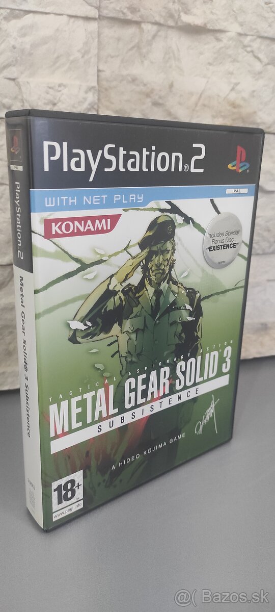 Metal Gear Solid 3 Subsistence PS2