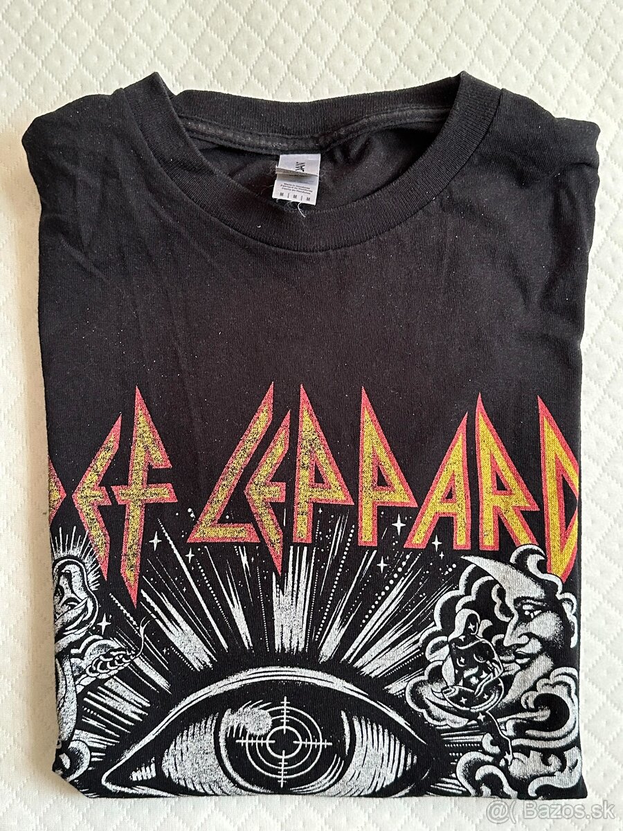 Unisex trička Def Leppard, veľkosť M