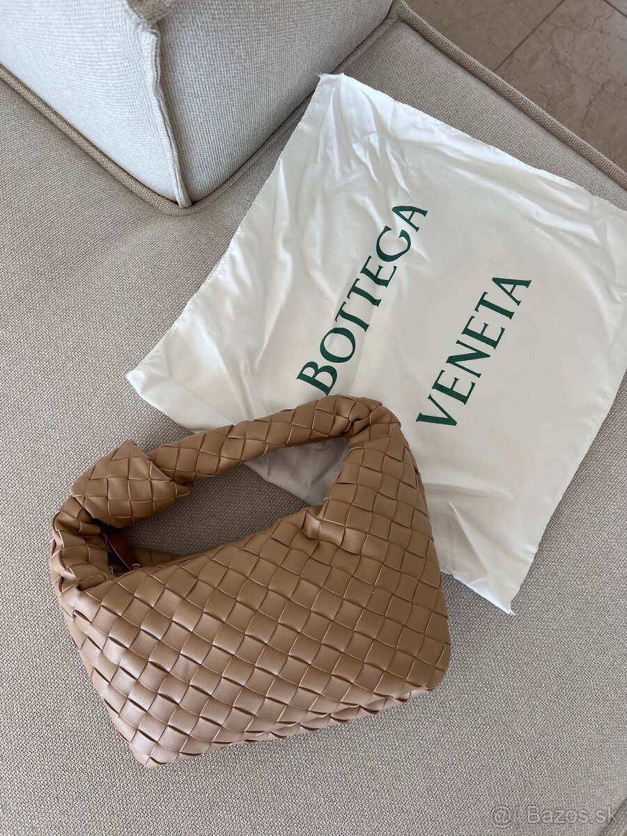 Bottega Veneta Jodie kabelka béžová