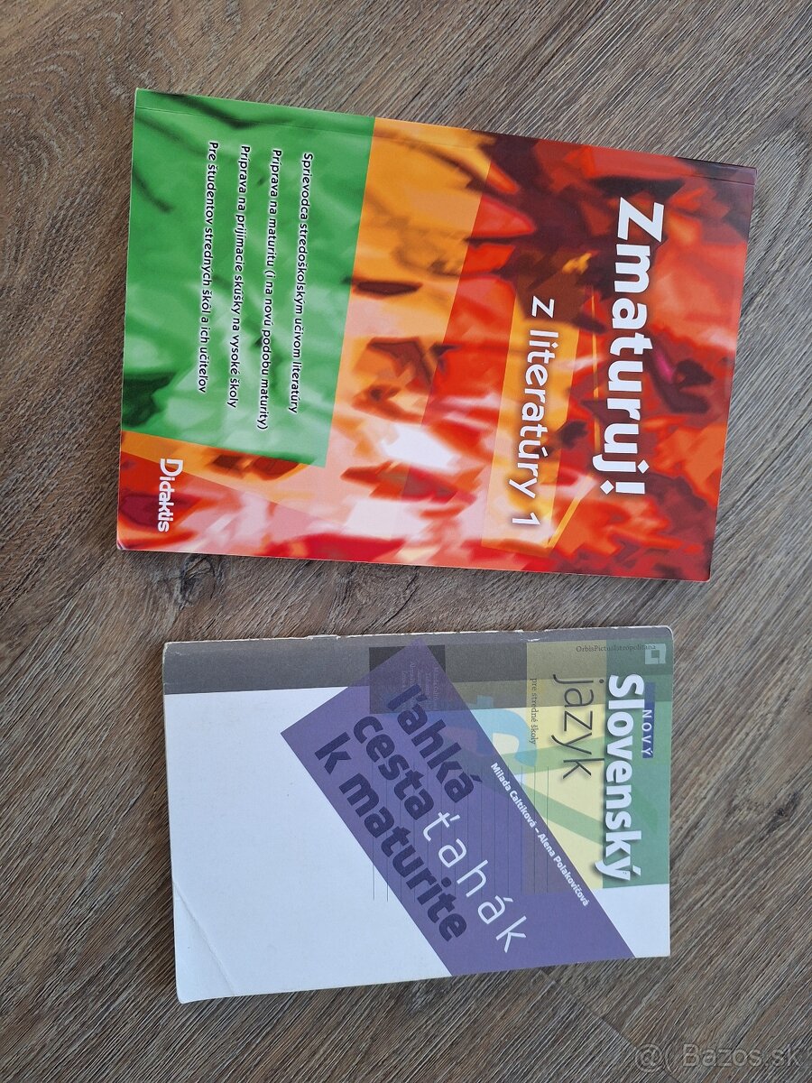 Knihy na literatúru a slovenský jazyk