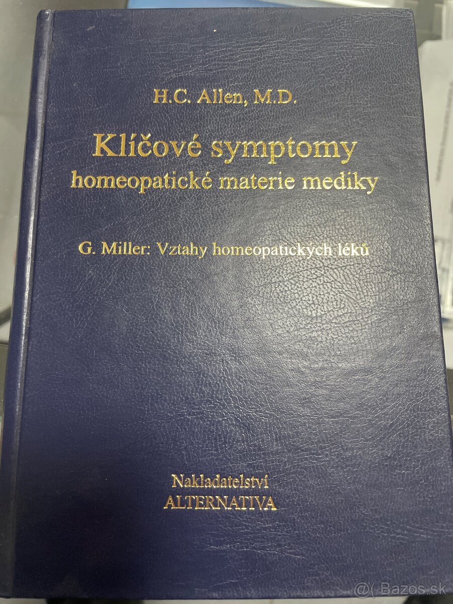 Kličové symptomy homeopatické matérie mediky