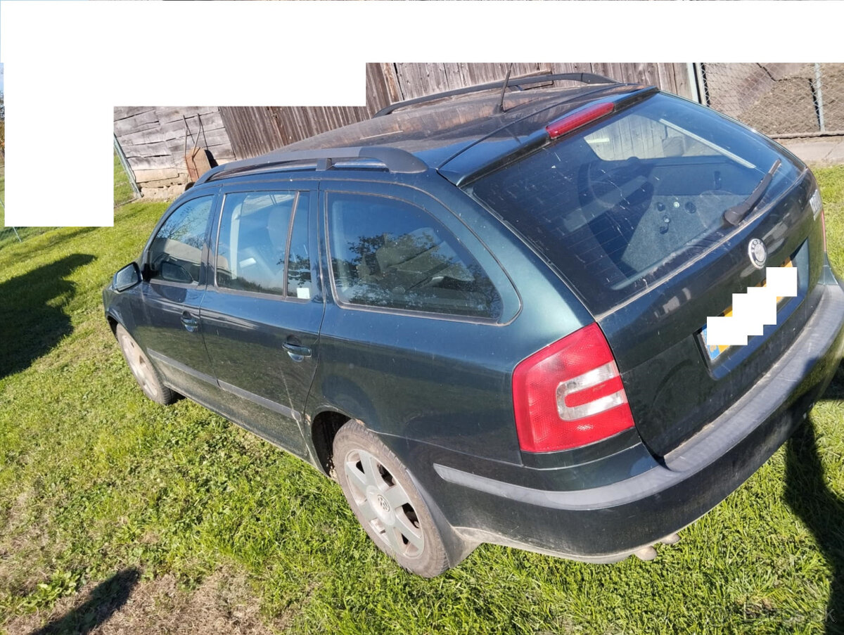 diely na škoda octavia 2 combi 1.9 tdi 77kw bxe 2008