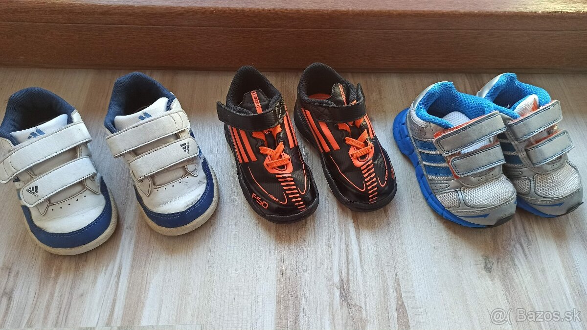 Tenisky, botasky 3x Adidas veľkosť 20 a 21