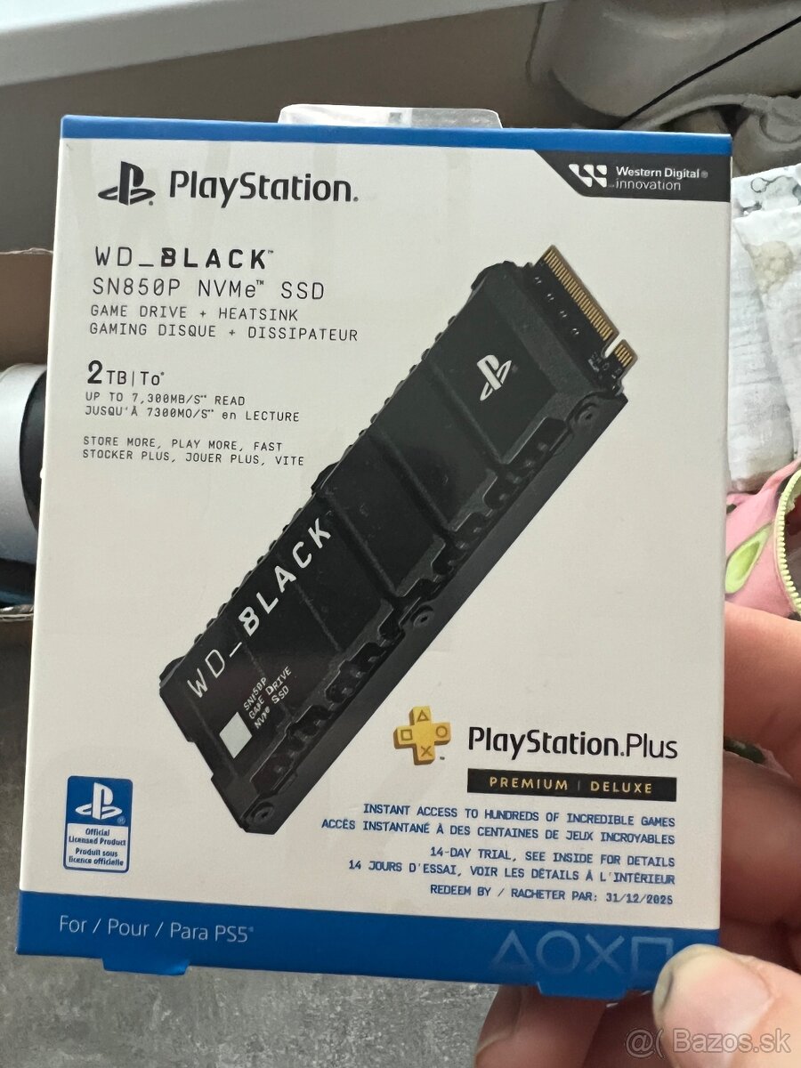 Nvme SSD WD Black SN850P 2TB