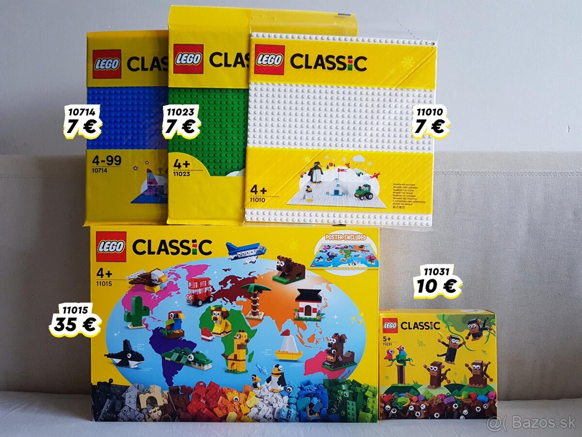 Nové zapečatené sety LEGO Classic