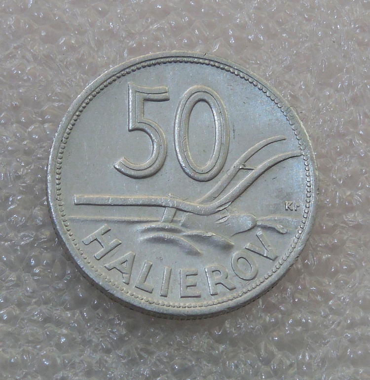 Mince: 50 Halierov 1943 Top stav Slovenský štát 1939-1945