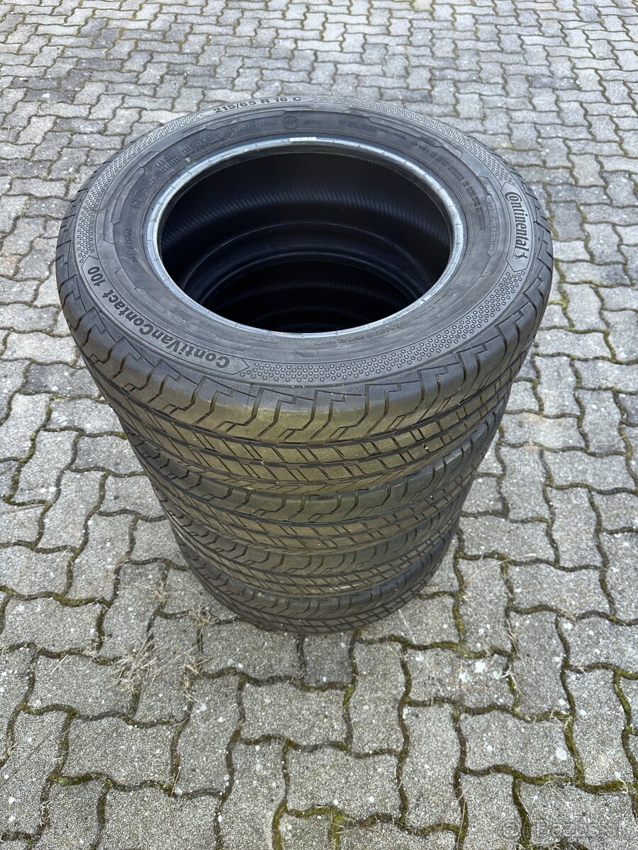 ✅ Nové letné pneumatiky 4ks Continental 215/65 r16 C ✅