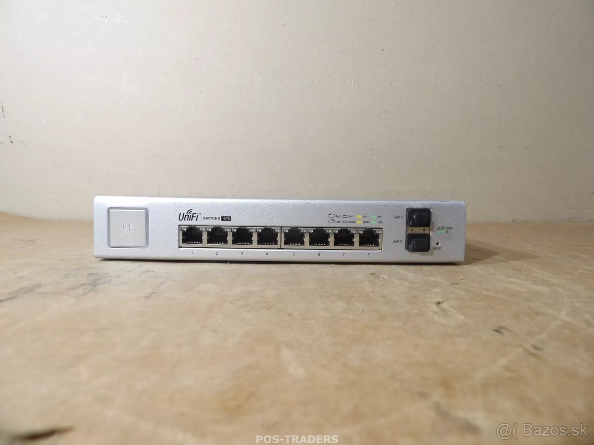 UNIFI UBIQUITI SWITCH 8 150W (US-8-150W) - manžovatelný