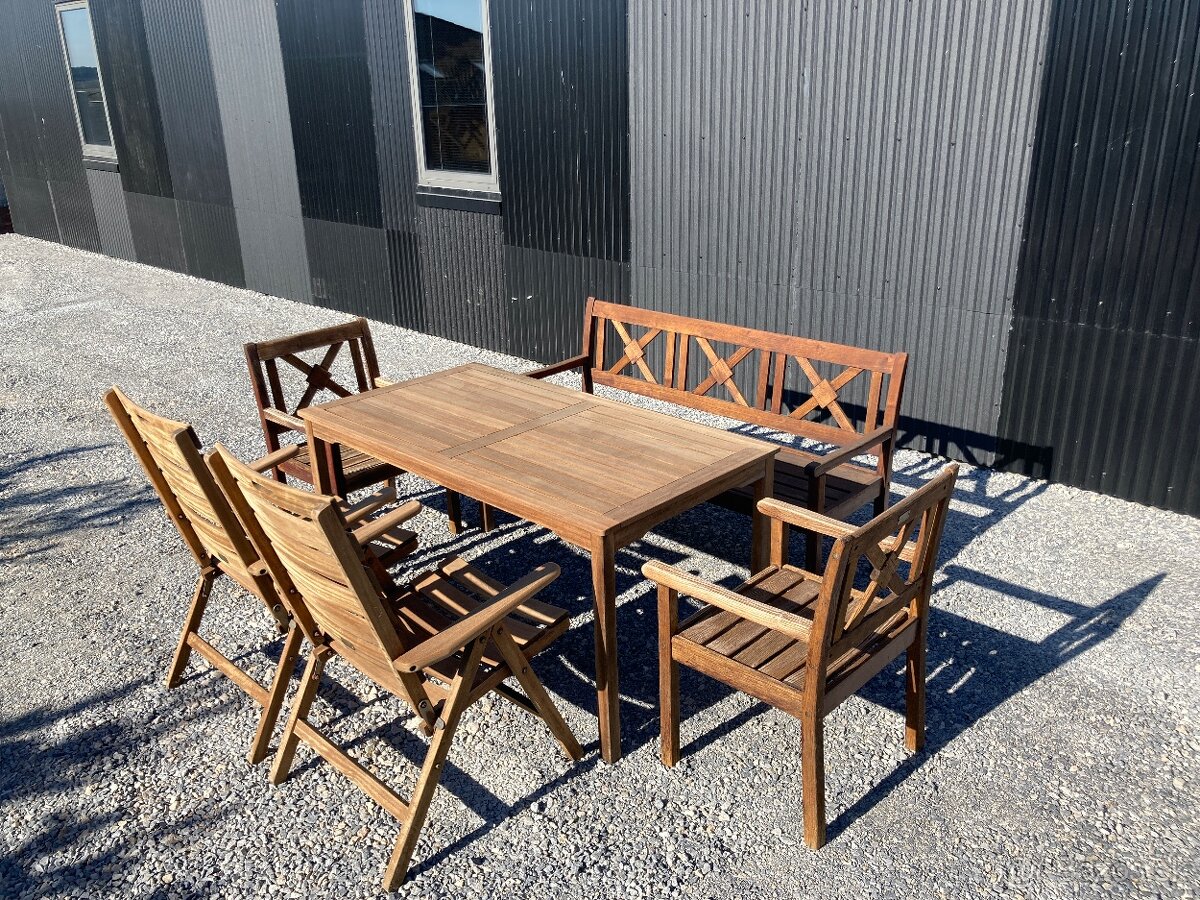 TEAK - MBM - Münchener Boulevard Möbel - set s lavicou