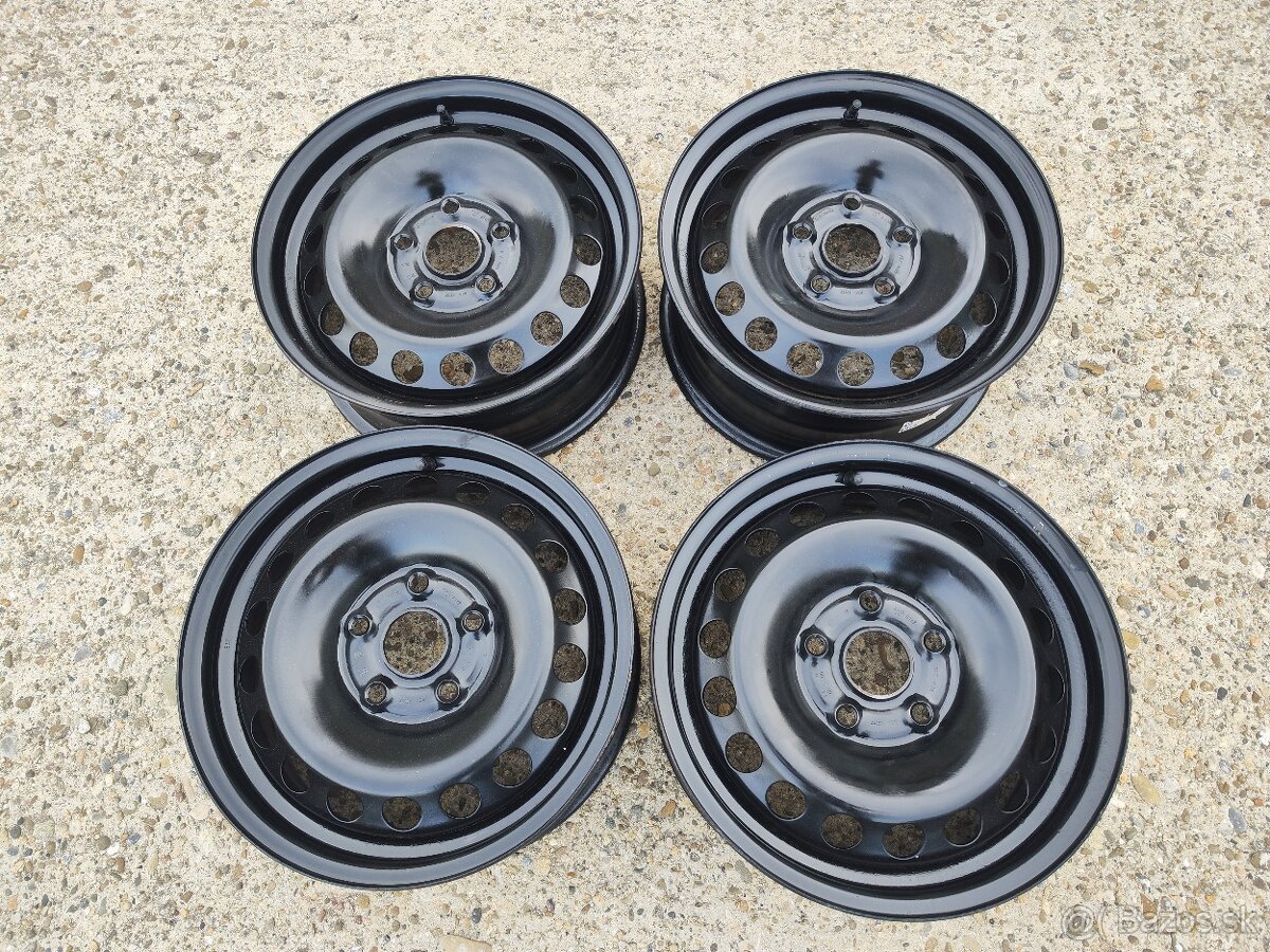 Plechove disky  5x112 r15 vw audi seat skoda