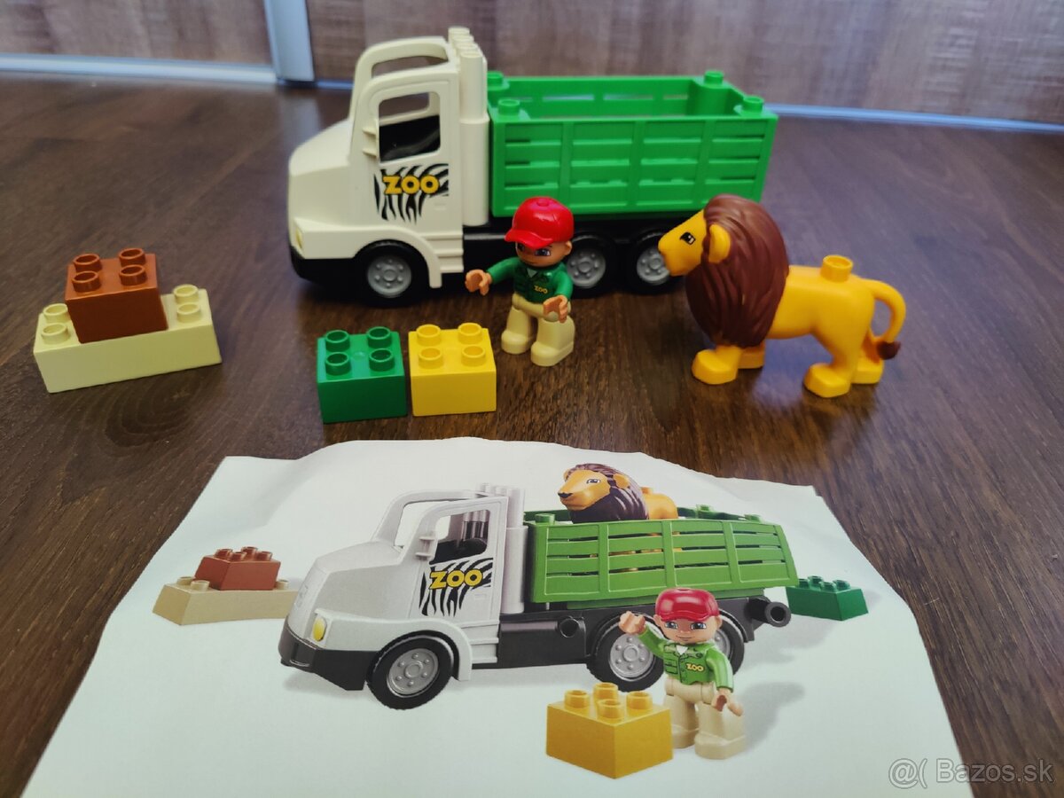 Lego Duplo zoo auto s levom