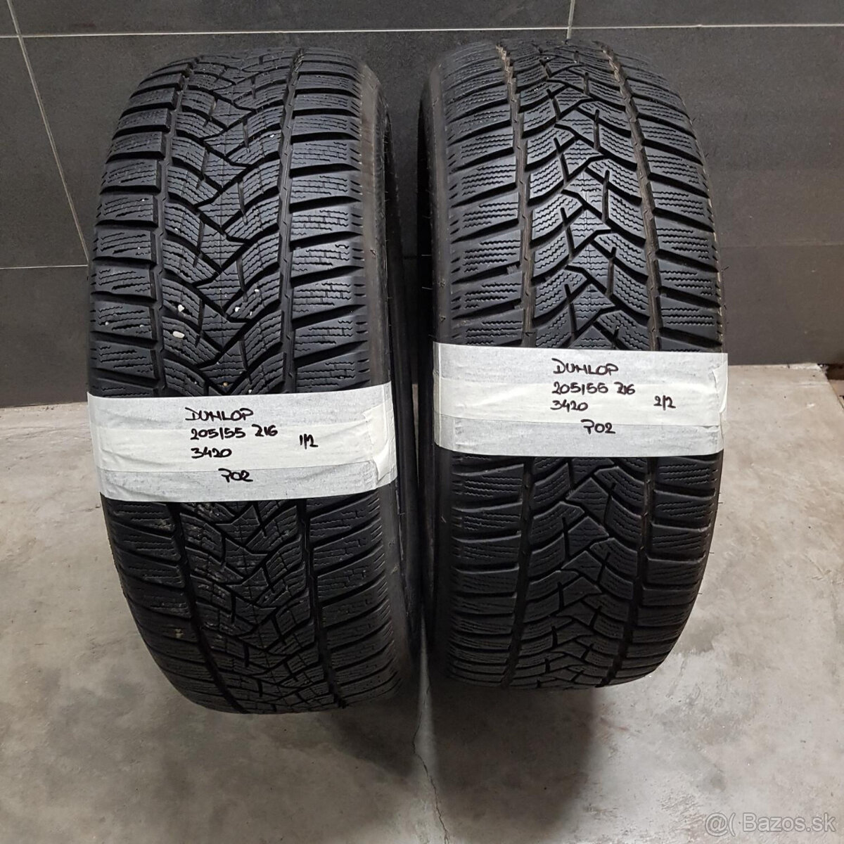 Zimné pneumatiky 205/55 R16 DUNLOP DOT3420