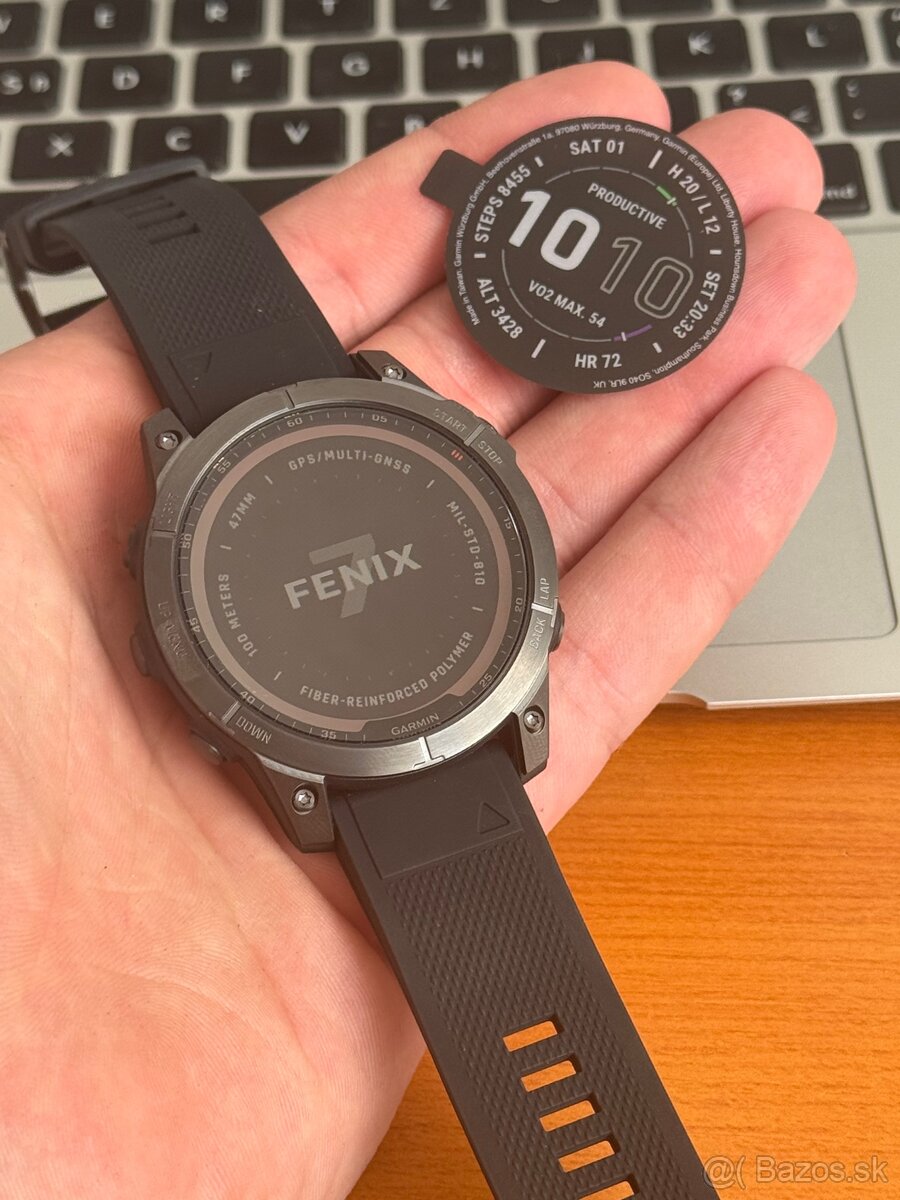 Garmin Fenix 7 Sapphire solar - nové