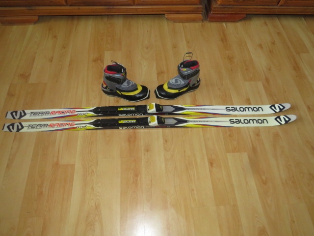 Predam bezkovy set,SALOMON,141 cm,SNS,c.34,bez supin