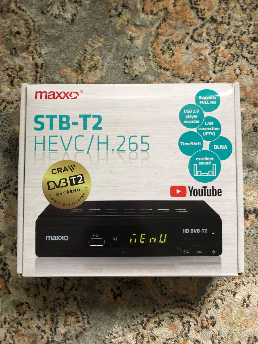 Maxxo dvb-t2 settop box